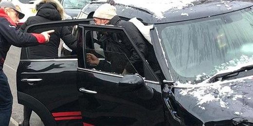 Ant McPartlin’s Damaged Car Ant McPartlin's Damaged Car