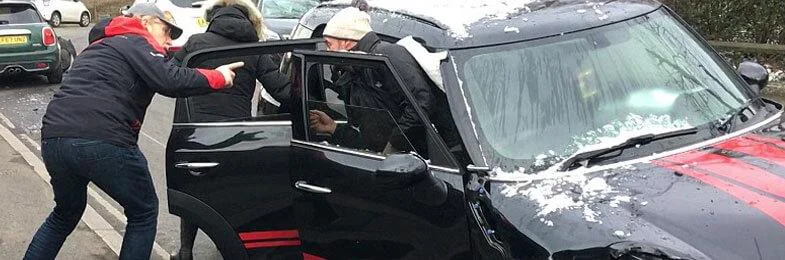 Ant McPartlin’s Damaged Car Ant McPartlin's Damaged Car