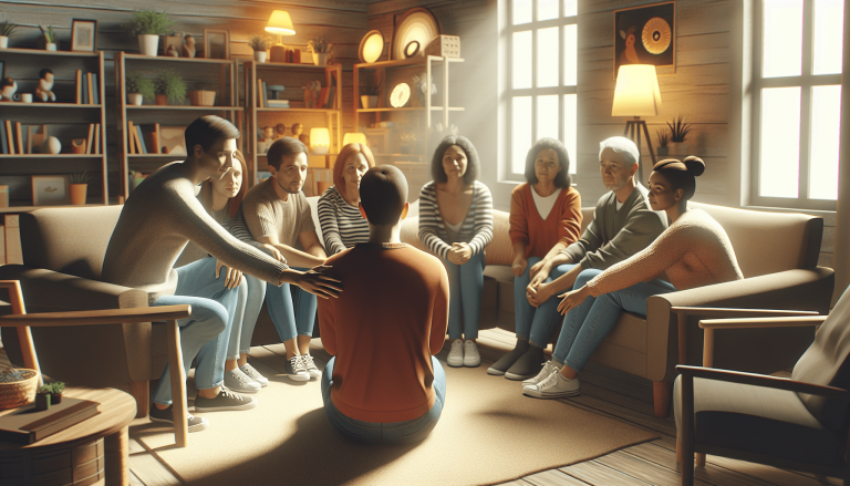 Support from friends and family for alcohol problems