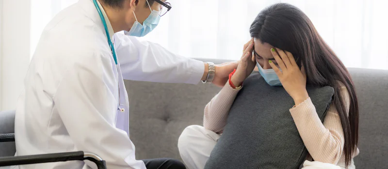 doctor and patient - mental health issues