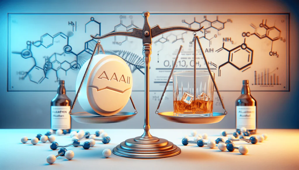 an image depicting a metaphorical balance scale in a medical setting
