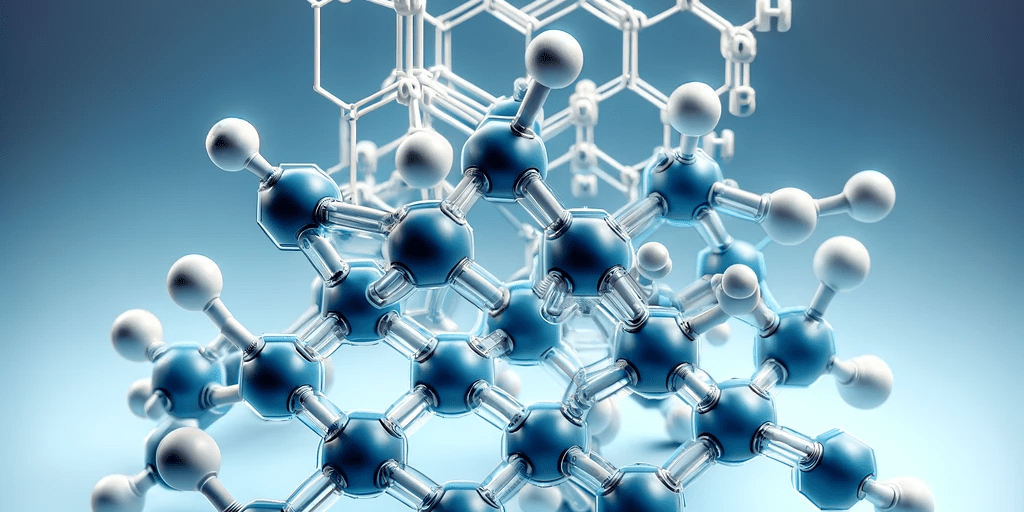 A molecular structure of a nitazene compound showing a complex arrangement of atoms and bonds with a focus on the benzimidazole structure