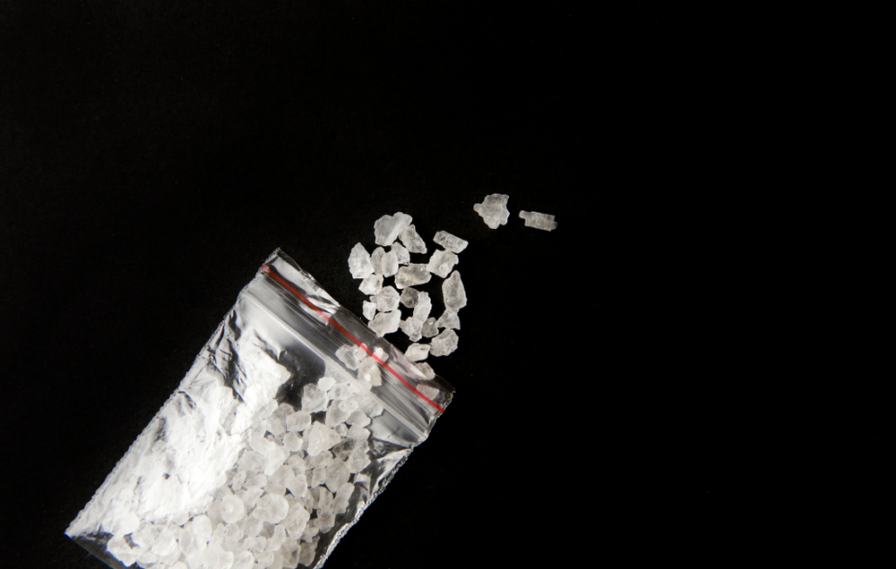 Monkey dust shown in a bag