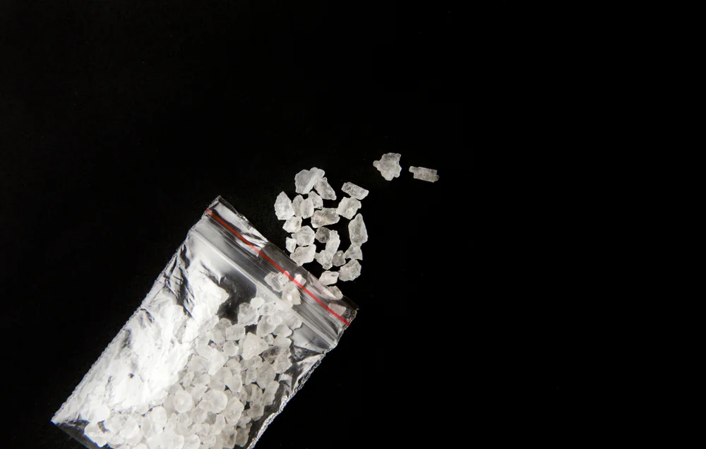 Monkey dust shown in a bag