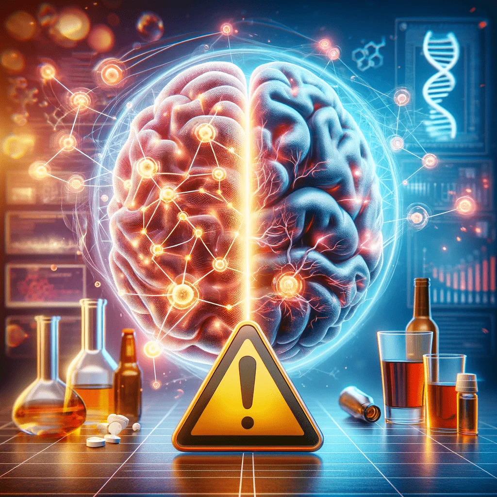 A visually striking and informative image for Understanding the Risks_ Pregabalin and Alcohol