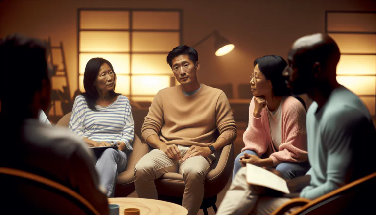 Photo of a support group meeting