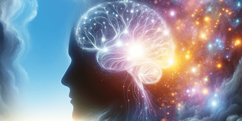 A representation of the concept of using ketamine to treat depression