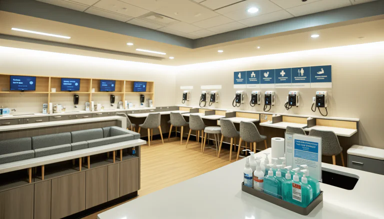 Safety protocols in a clinic