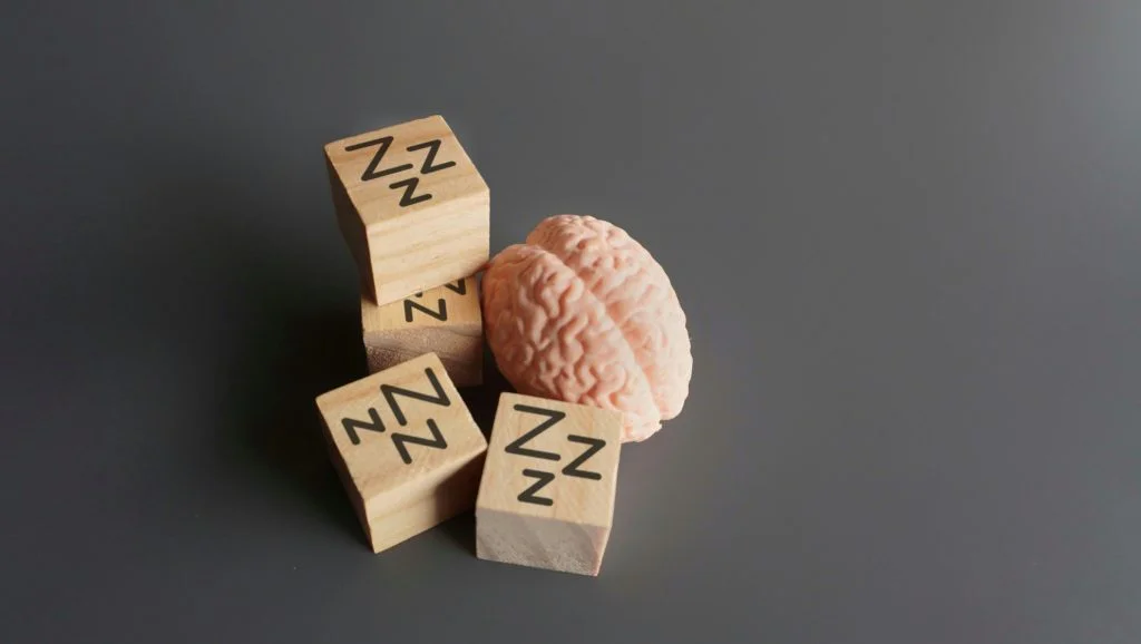 Brain and sleep symbols