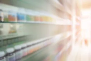 Blurred pharmacy