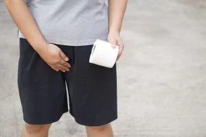 Cystitis caused by alcohol addiction