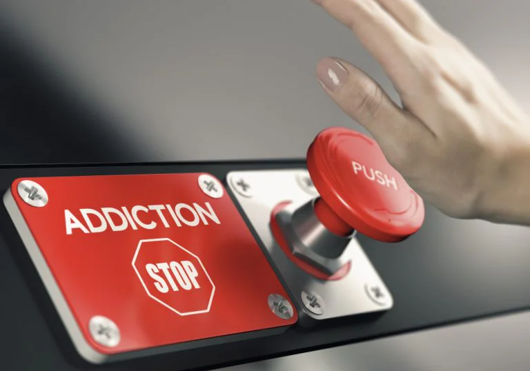 Alcohol addiction stop sign