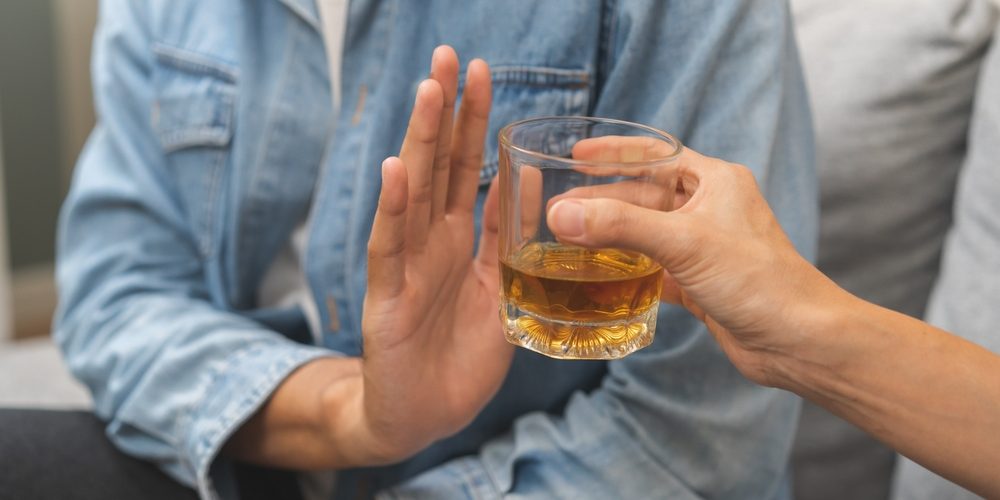 Alcoholism,,Depressed,Asian,Young,Man,Refuse,,Push,Out,Alcoholic,Beverage How to stop drinking