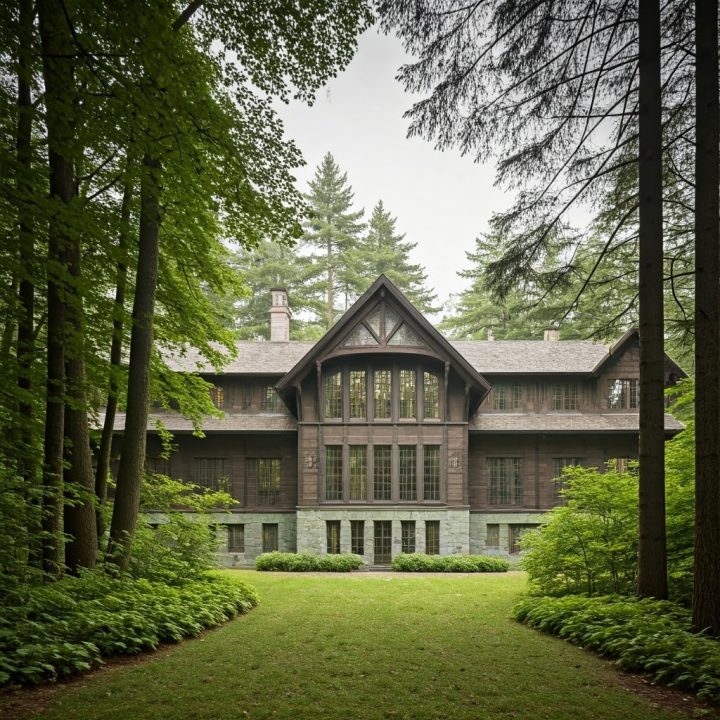 A,Luxurious,Rehab,Clinic,Set,In,A,Wooded,Surrounding Luxury Rehab