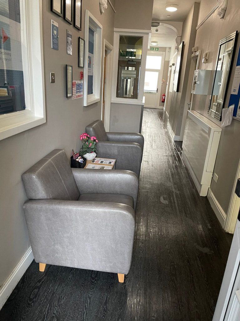 PCP cardiff hallway to rehab centre