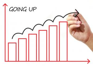 Graph going up