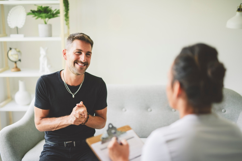 Individual going through private ketamine addiction treatment