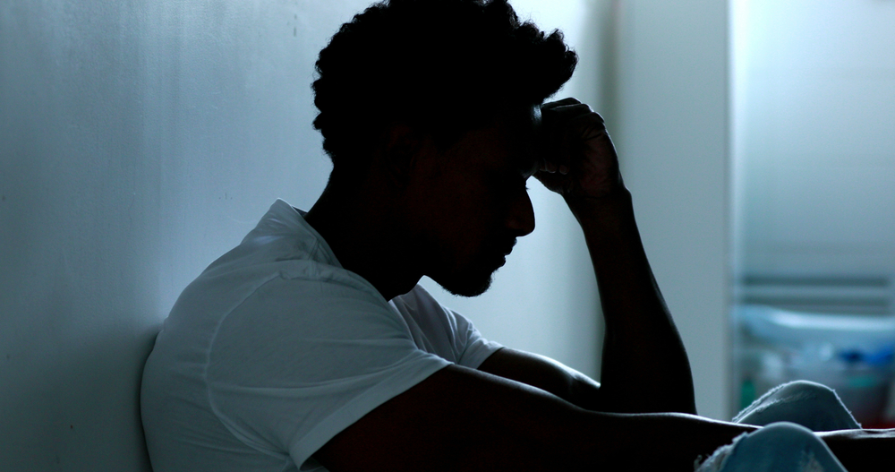 Person suffering from cannabis withdrawal