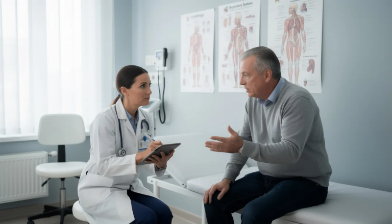 Individual being given a medical detox from alochol