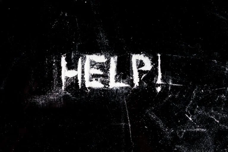 Help written in cocaine