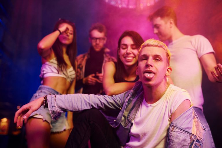 Chemsex shown with young people taking pills