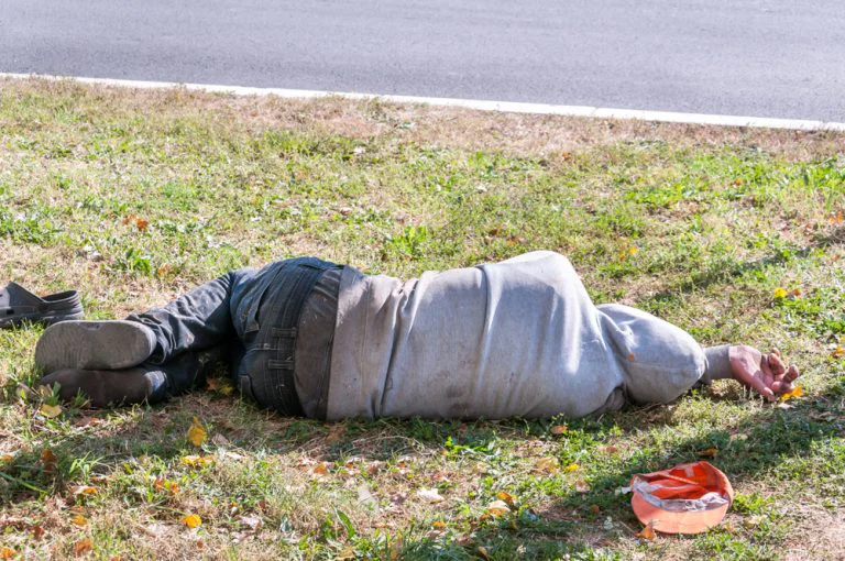 Homeless individual with drug issues