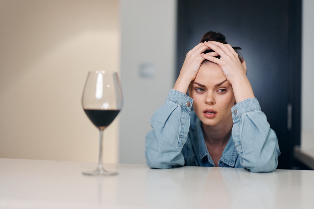 Lady struggling to sleep after drinking with melatonin