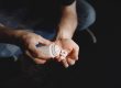 Lorazepam addiction shown through a man