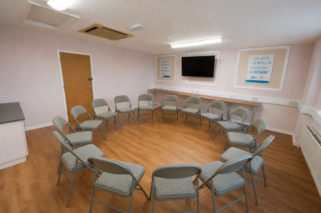 Rehab communal room