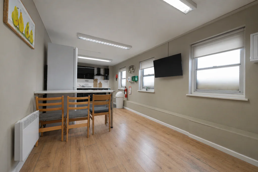 Rehab kitchen area